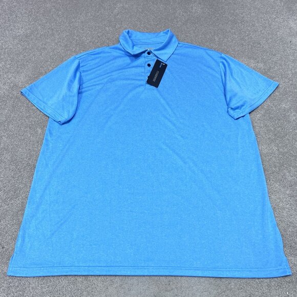 Cossniss Polo Men’s Blue Short Sleeve Size 2XL NWT - Picture 5 of 11